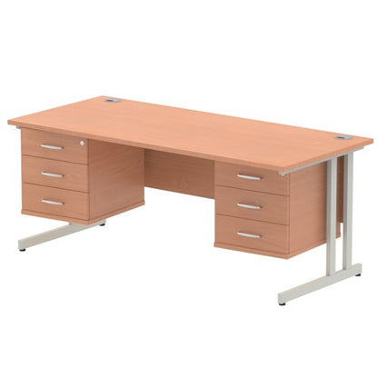 Impulse 1800X800 Desk BESL 2X3 FixPed