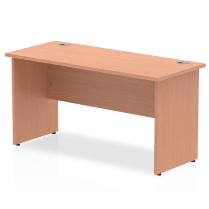 Impulse 1400x600 Desk Beech End Leg