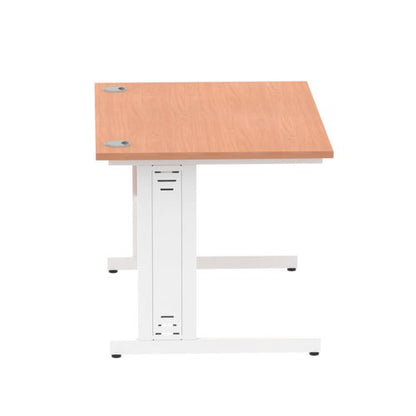 Impulse 1200x800 Beech WH Cable Leg