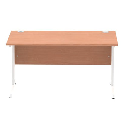 Impulse 1400x800 Beech WH Cable Leg