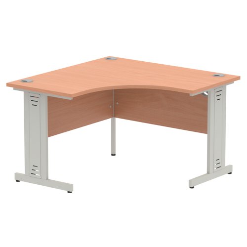 Impulse 1200 Crn Desk Beech SL Cbl