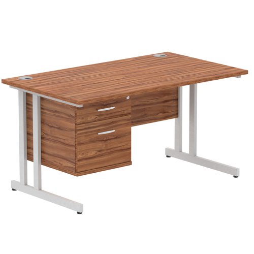 Impulse 1400X800 Desk WLSL 1X2 FixPed