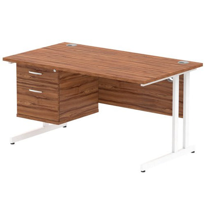 Impulse 1400X800 Desk WLWH 1X2 FixPed