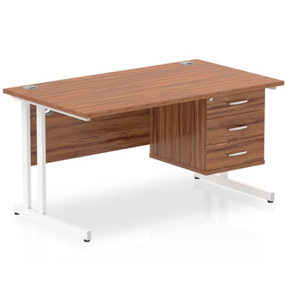 Impulse 1400X800 Desk WLWH 1X3 FixPed