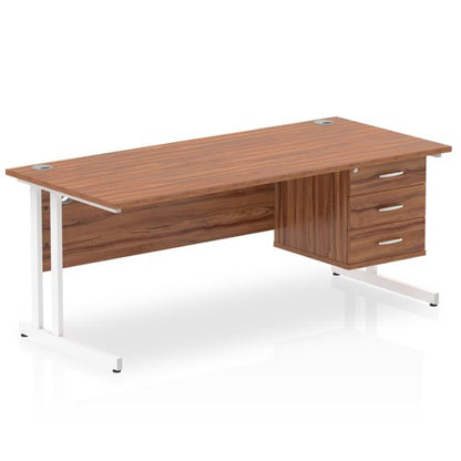Impulse 1800X800 Desk WLWH 1X3 FixPed