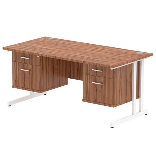 Impulse 1600X800 Desk WLWH 2X2 FixPed