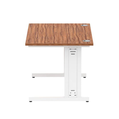 Impulse 1200x800 Walnut WH Cable Leg