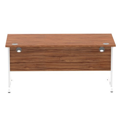 Impulse 1600x800 Walnut WH Cable Leg