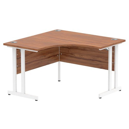 Impulse 1200 Crn Desk Walnut WH Leg