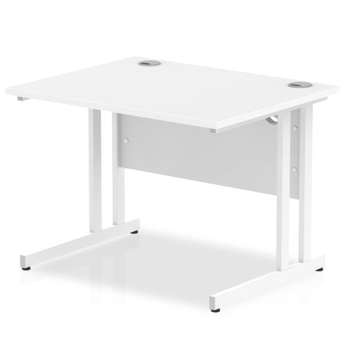 Impulse 1000x800 Desk Cntlvr WH WH