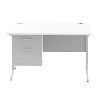 Impulse 1200X800 Desk WHSL 1X2 FixPed