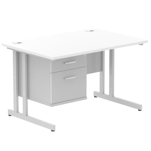 Impulse 1200X800 Desk WHSL 1X2 FixPed