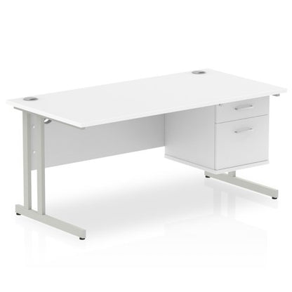Impulse 1600X800 Desk 1X2 FixPed WHSL