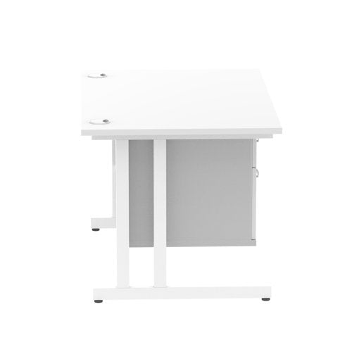Impulse 1200X800 Desk WHWH 1X2 FixPed