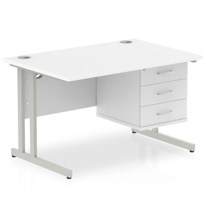 Impulse 1200X800 Desk WHSL 1X3 FixPed