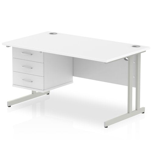 Impulse 1400X800 Desk WHSL 1X3 FixPed