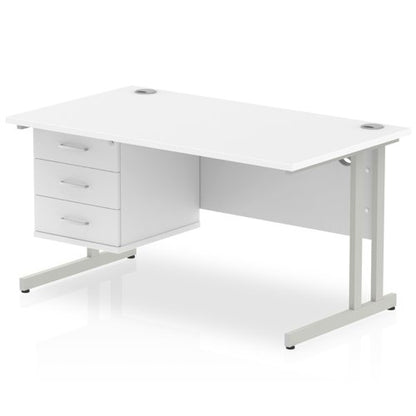 Impulse 1400X800 Desk WHSL 1X3 FixPed
