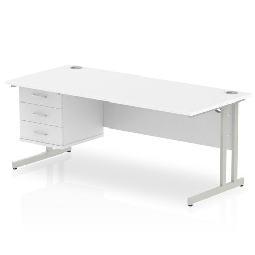 Impulse 1800X800 Desk WHSL 1X3 FixPed