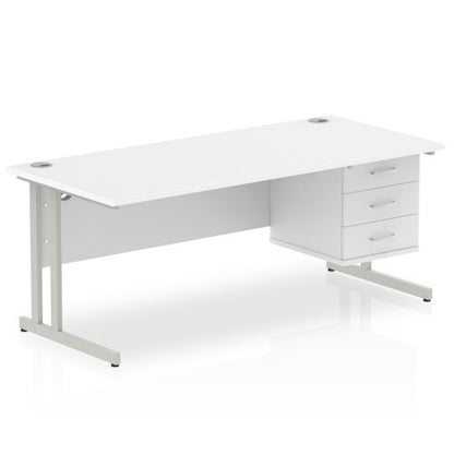 Impulse 1800X800 Desk WHSL 1X3 FixPed
