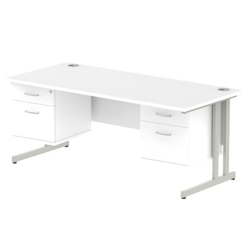 Impulse 1800X800 Desk WHSL 2X2 FixPed