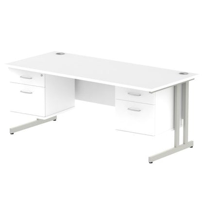 Impulse 1800X800 Desk WHSL 2X2 FixPed