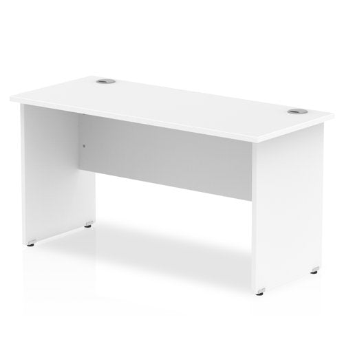 Impulse 1400x600 Desk White End Leg