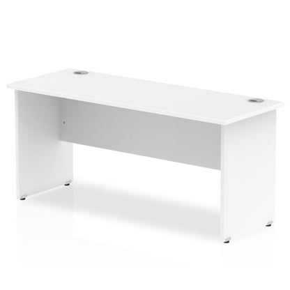 Impulse 1600x600 Desk White End Leg