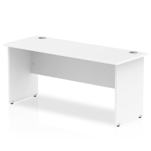 Impulse 1600x600 Desk White End Leg