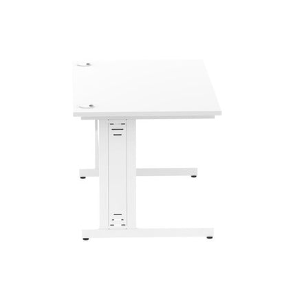 Impulse 1400x800 White WH Cable Leg