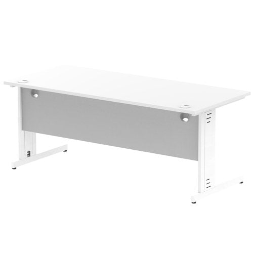 Impulse 1800x800 White WH Cable Leg