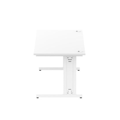 Impulse 1800x800 White WH Cable Leg