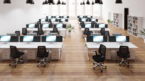 Impulse 1000x600 White WH Cable Leg