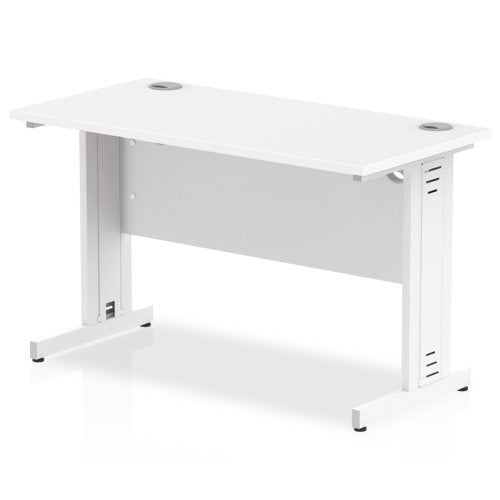 Impulse 1200x600 White WH Cable Leg