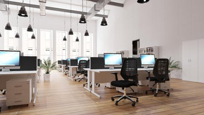 Impulse 1600x600 White WH Cable Leg