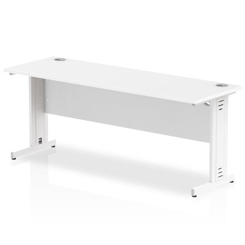 Impulse 1800x600 White WH Cable Leg
