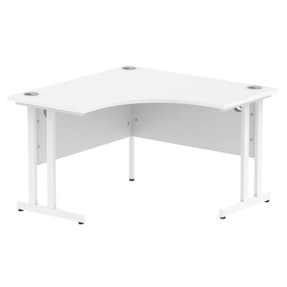 Impulse 1200 Crn Desk White WH Leg