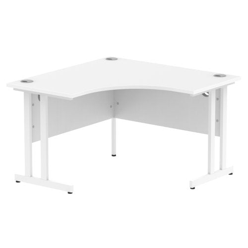 Impulse 1200 Crn Desk White WH Leg