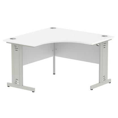 Impulse 1200 Crn Desk White SL Cbl