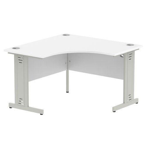 Impulse 1200 Crn Desk White SL Cbl