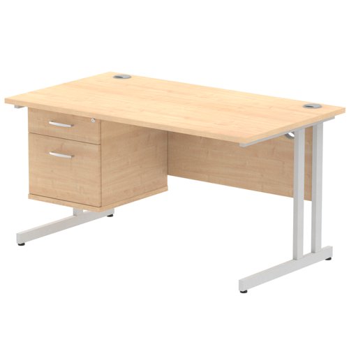 Impulse 1400X800 Desk MPSL 1X2 FixPed