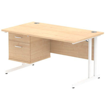 Impulse 1400X800 Desk MPWH 1X2 FixPed