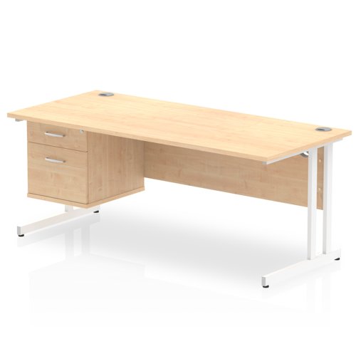 Impulse 1800X800 Desk 1X2 FixPed MPWH
