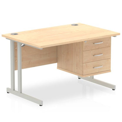Impulse 1200X800 Desk MPSL 1X3 FixPed
