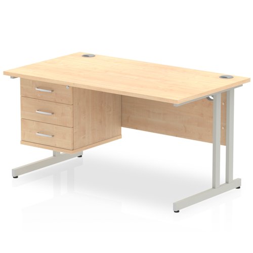 Impulse 1400X800 Desk MPSL 1X3 FixPed