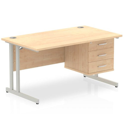 Impulse 1400X800 Desk MPSL 1X3 FixPed