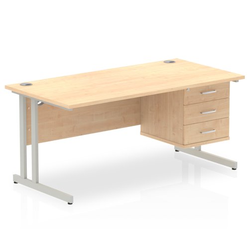 Impulse 1600X800 Desk MPSL 1X3 FixPed