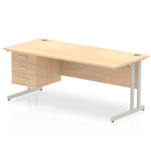 Impulse 1800X800 Desk MPSL 1X3 FixPed