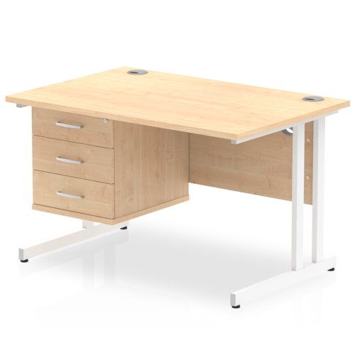 Impulse 1200X800 Desk MPWH 1X3 FixPed