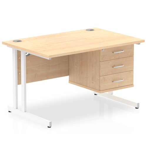 Impulse 1200X800 Desk MPWH 1X3 FixPed