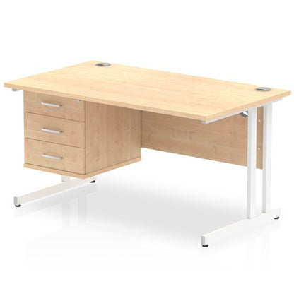 Impulse 1400X800 Desk MPWH 1X3 FixPed